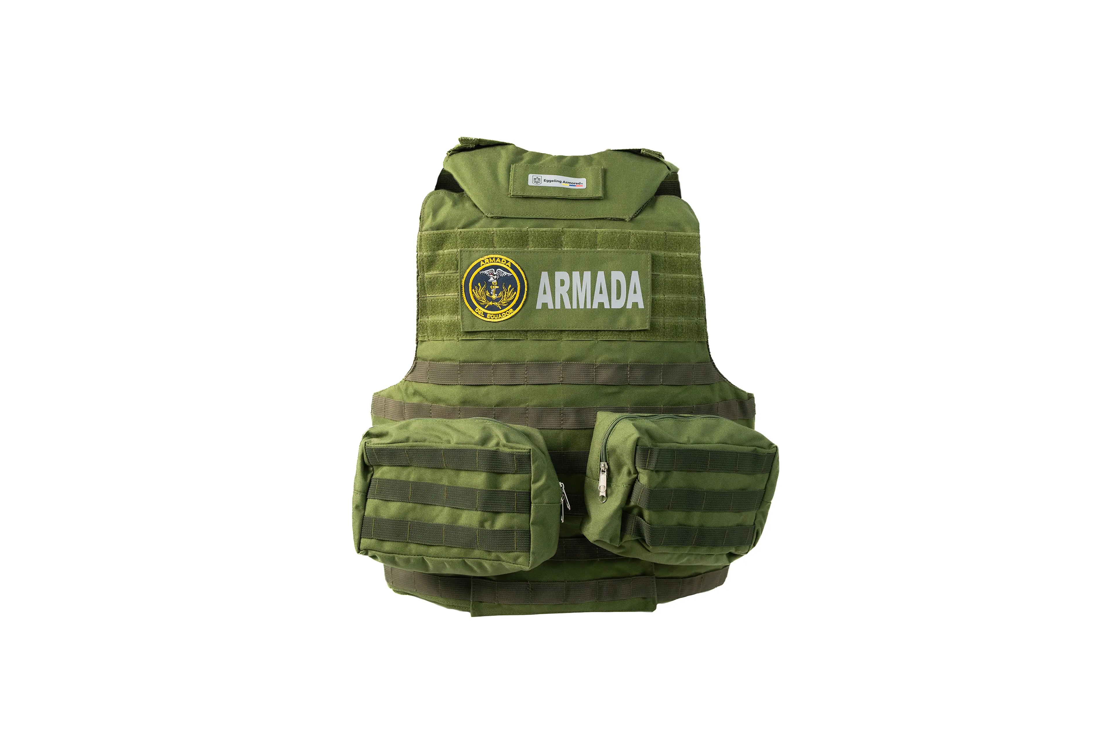 Chaleco Antibalas Táctico NIJ IIIA verde