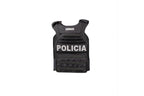 Porta Placas con Protección Balística negro