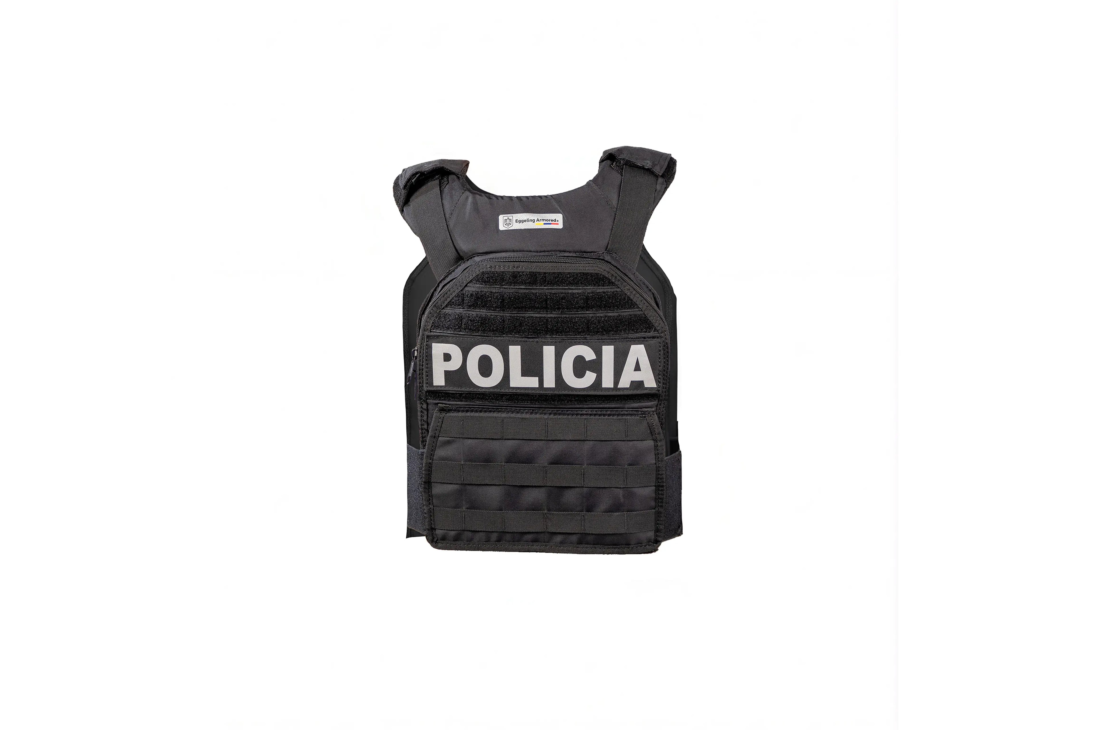 Porta Placas con Protección Balística negro
